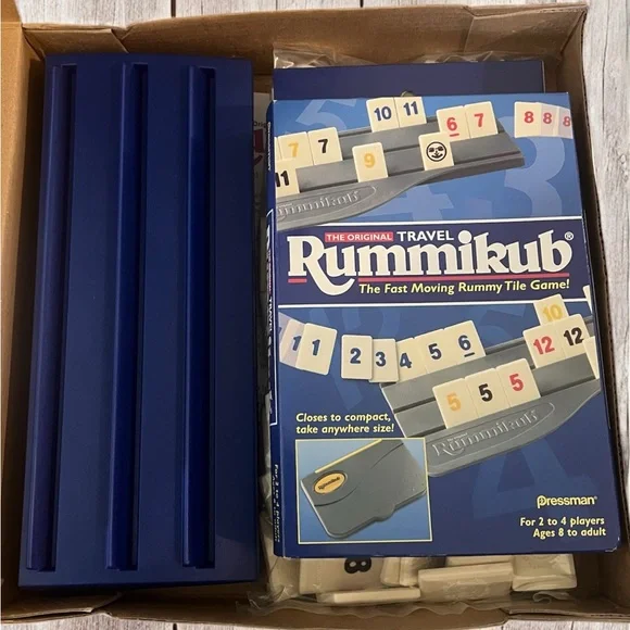 Vintage 1997 - THE ORIGINAL RUMMIKUB THE FAST MOVING RUMMY TILE GAME! NEW IN BOX - Picture 4 of 6